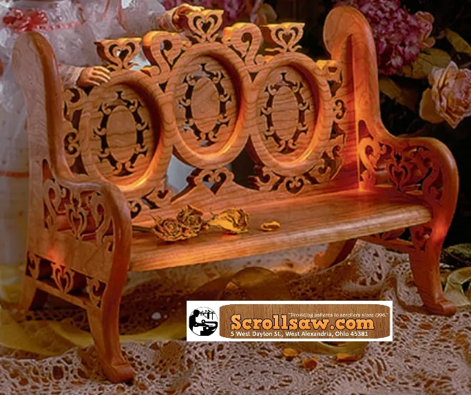 Fancy Victorian Doll Bench Pattern