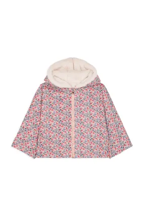 Felvet Reversible Coat in Blush Floral World