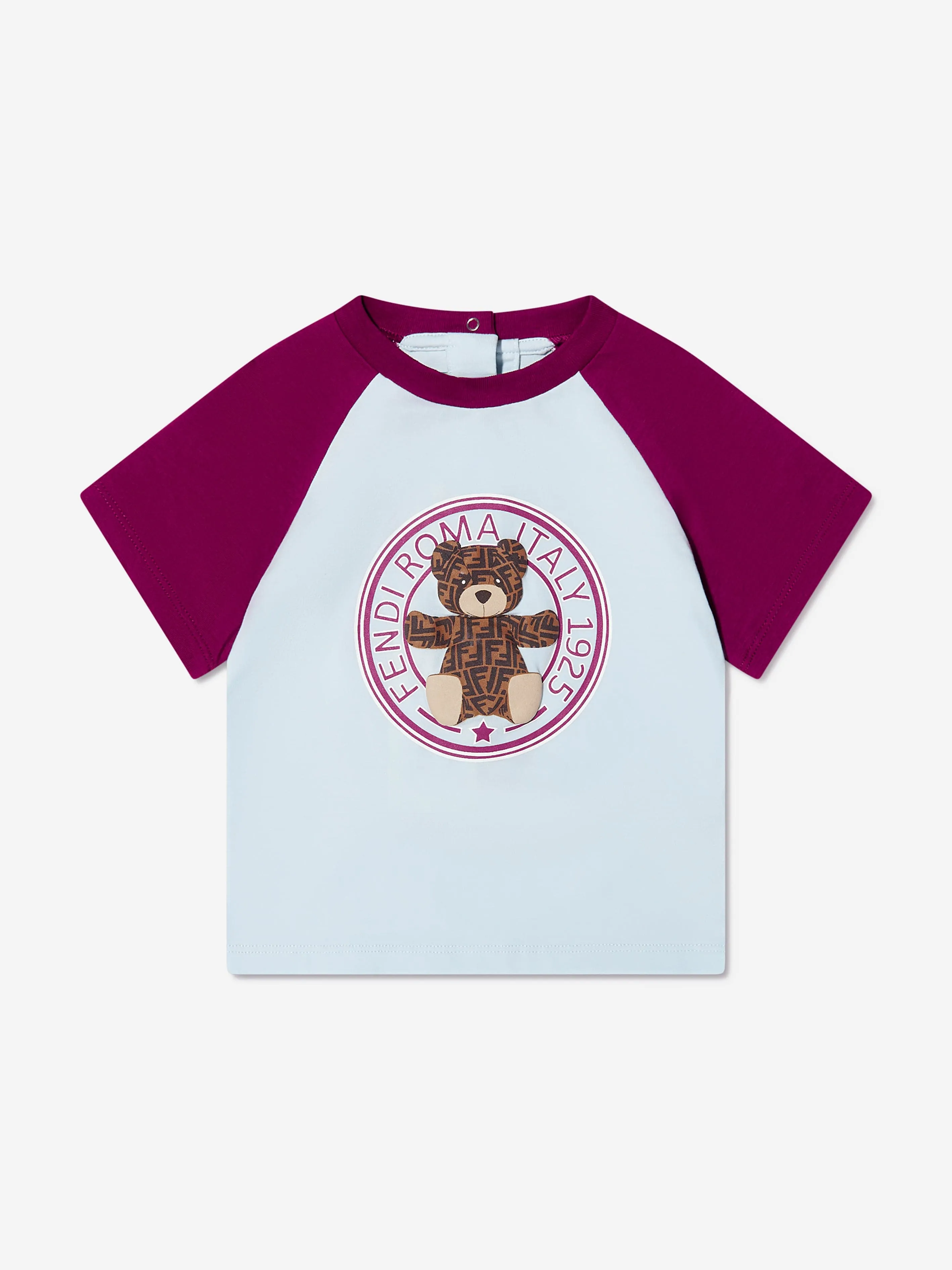 Fendi Baby Teddy Bear Logo T-Shirt