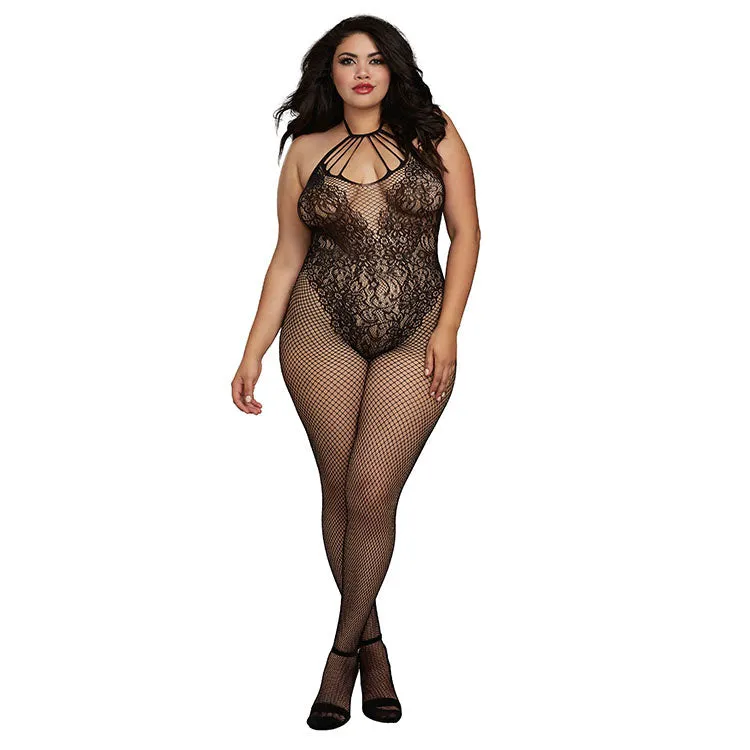 Fishnet Teddy Bodystocking