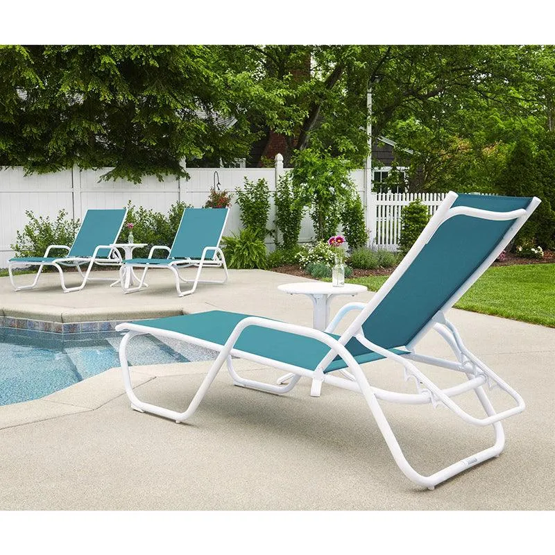 Gardenella Sling Chaise with Arms