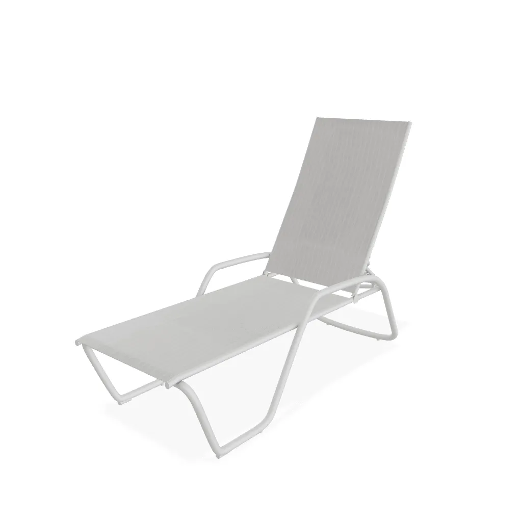 Gardenella Sling Chaise with Arms