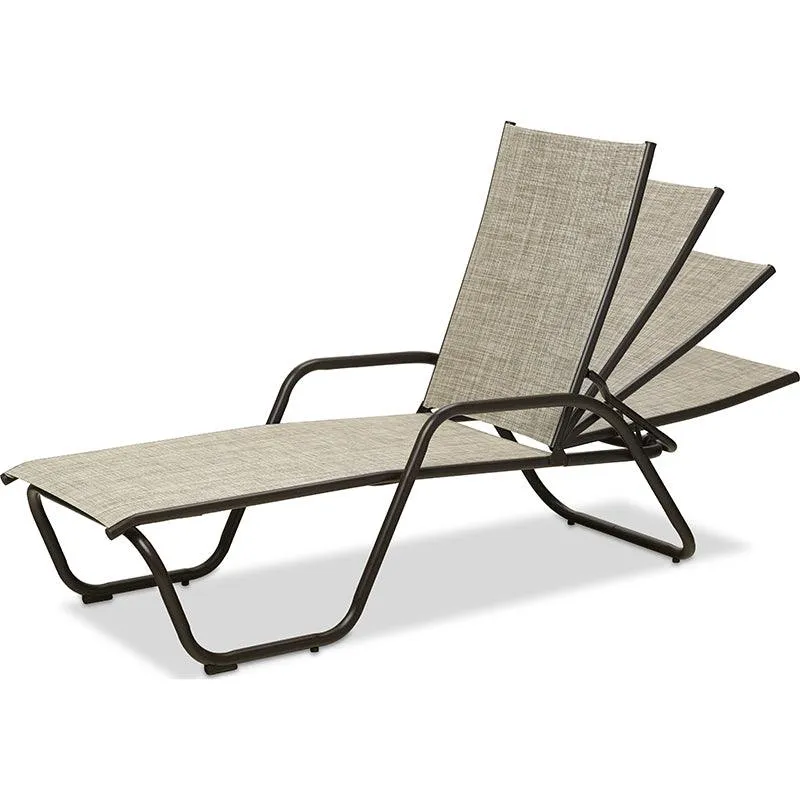 Gardenella Sling Chaise with Arms