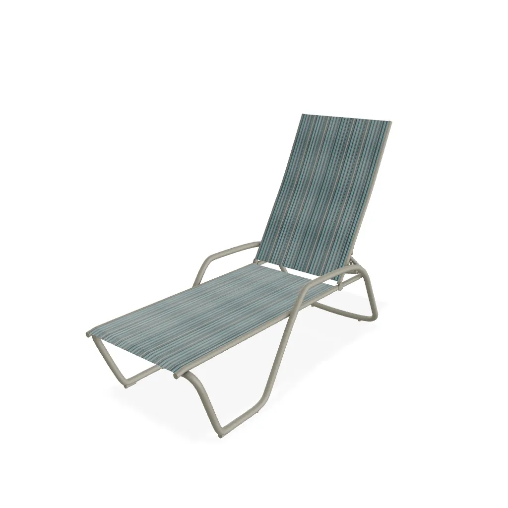 Gardenella Sling Chaise with Arms