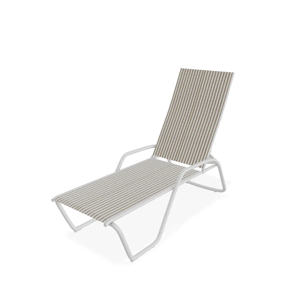 Gardenella Sling Chaise with Arms