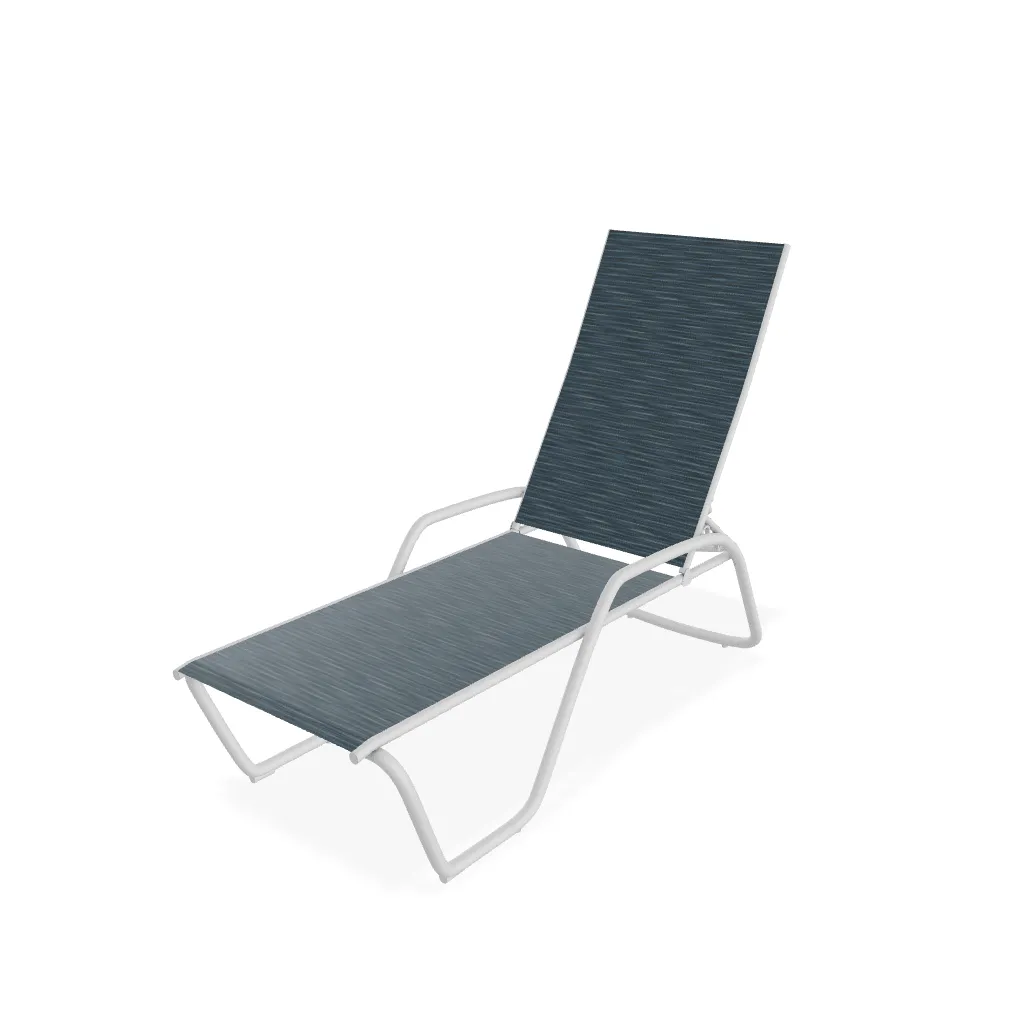 Gardenella Sling Chaise with Arms