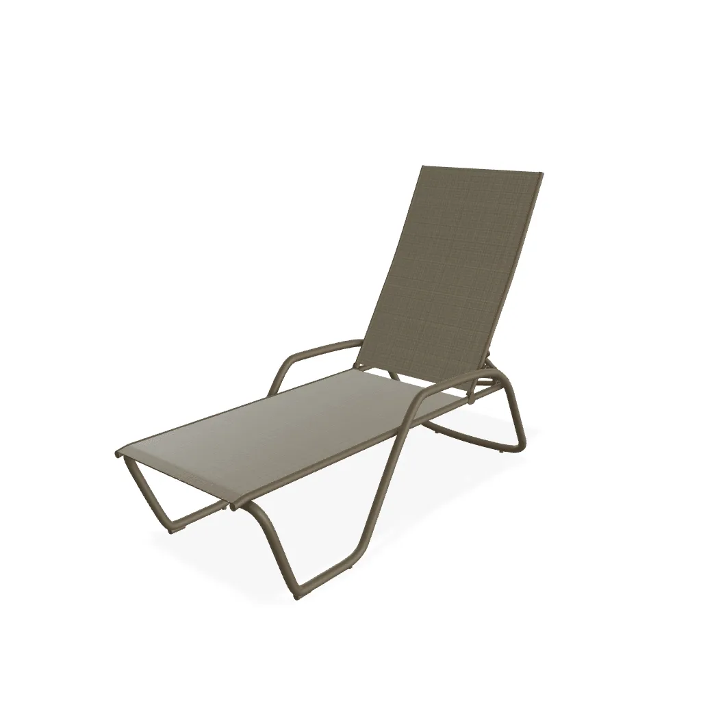 Gardenella Sling Chaise with Arms