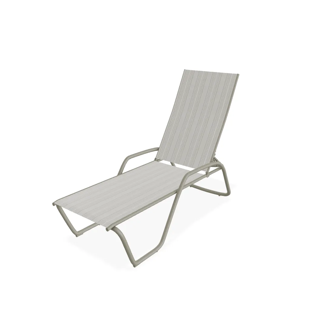 Gardenella Sling Chaise with Arms