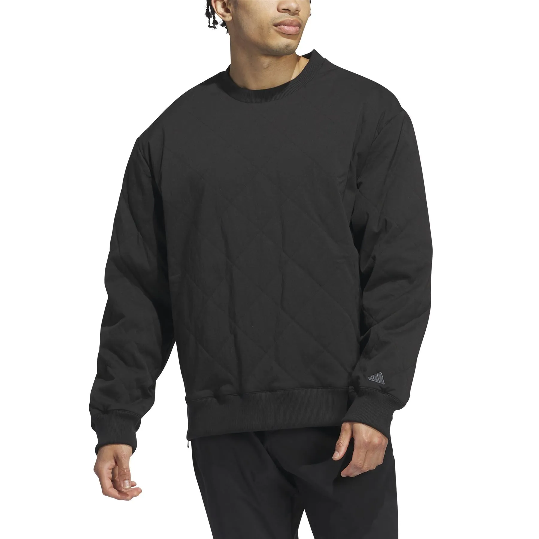 Go-To Quilted DWR Sweatshirt Black - AW24