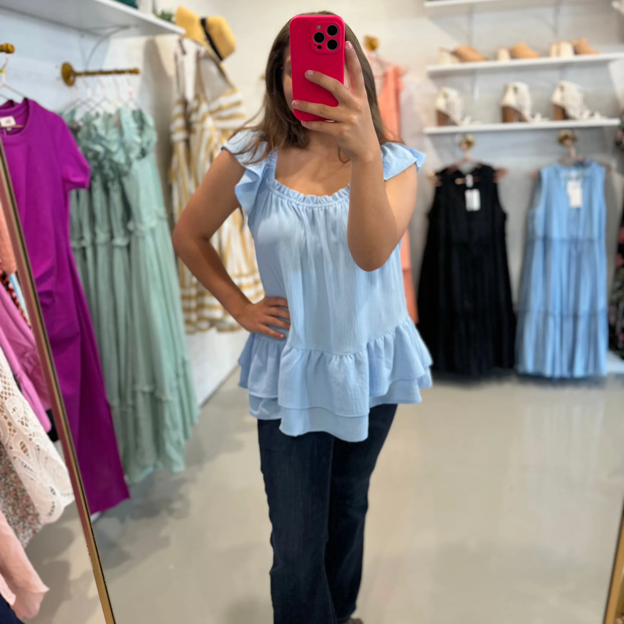 Go with the Flow Peplum Top