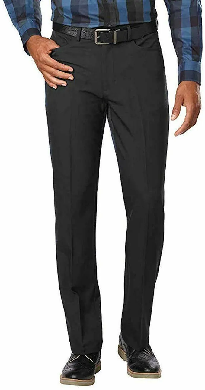 Greg Norman Men's Classic Travel Pants Black