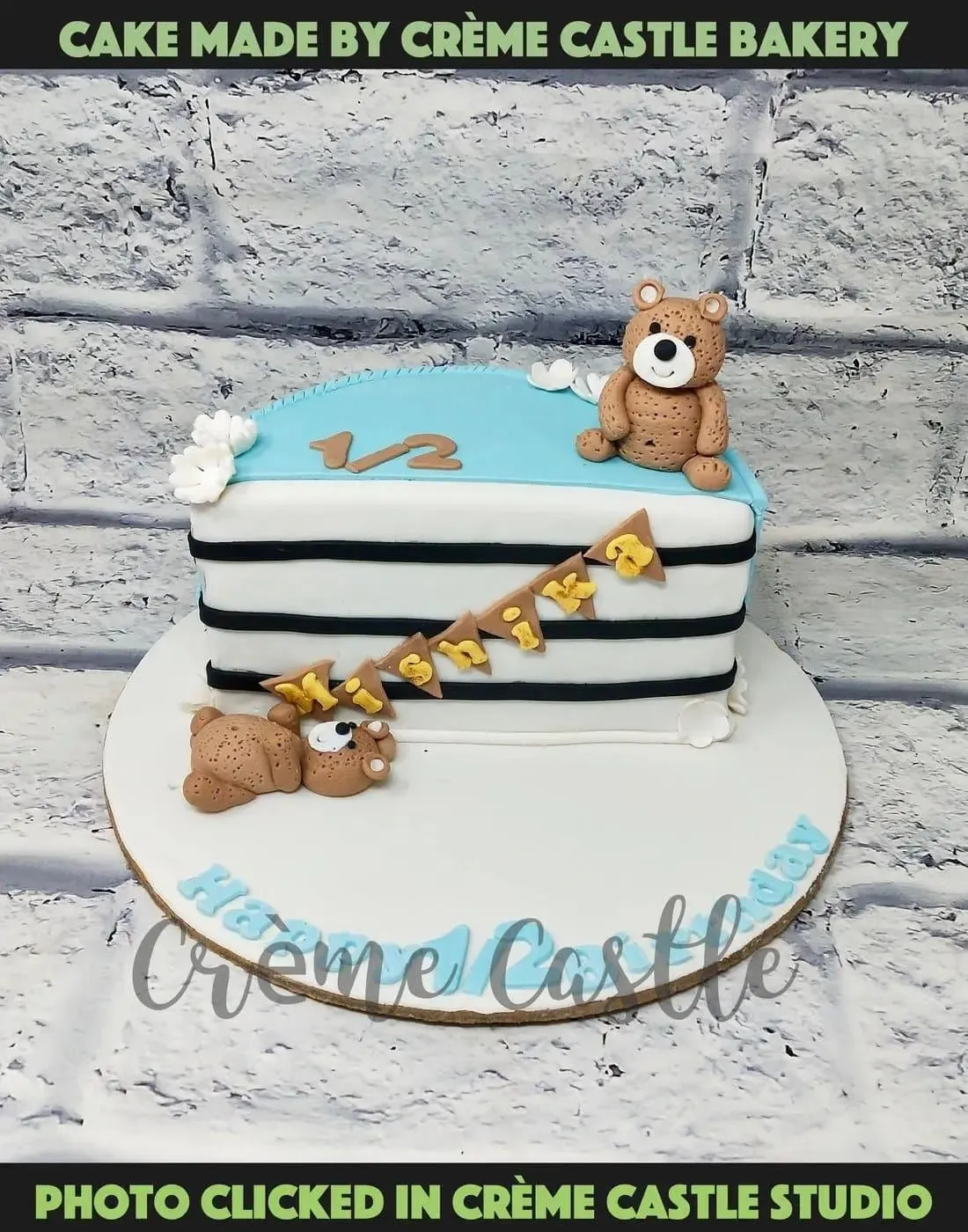 Half Teddy Cake