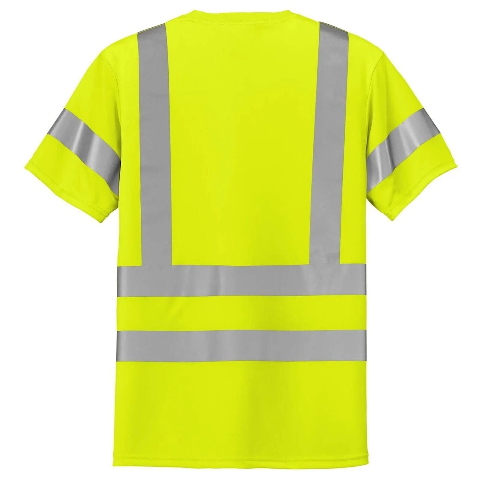 Hi-Vis Short Sleeved T-Shirt Viz Visibility Reflective Safety Work 1 Pack L33