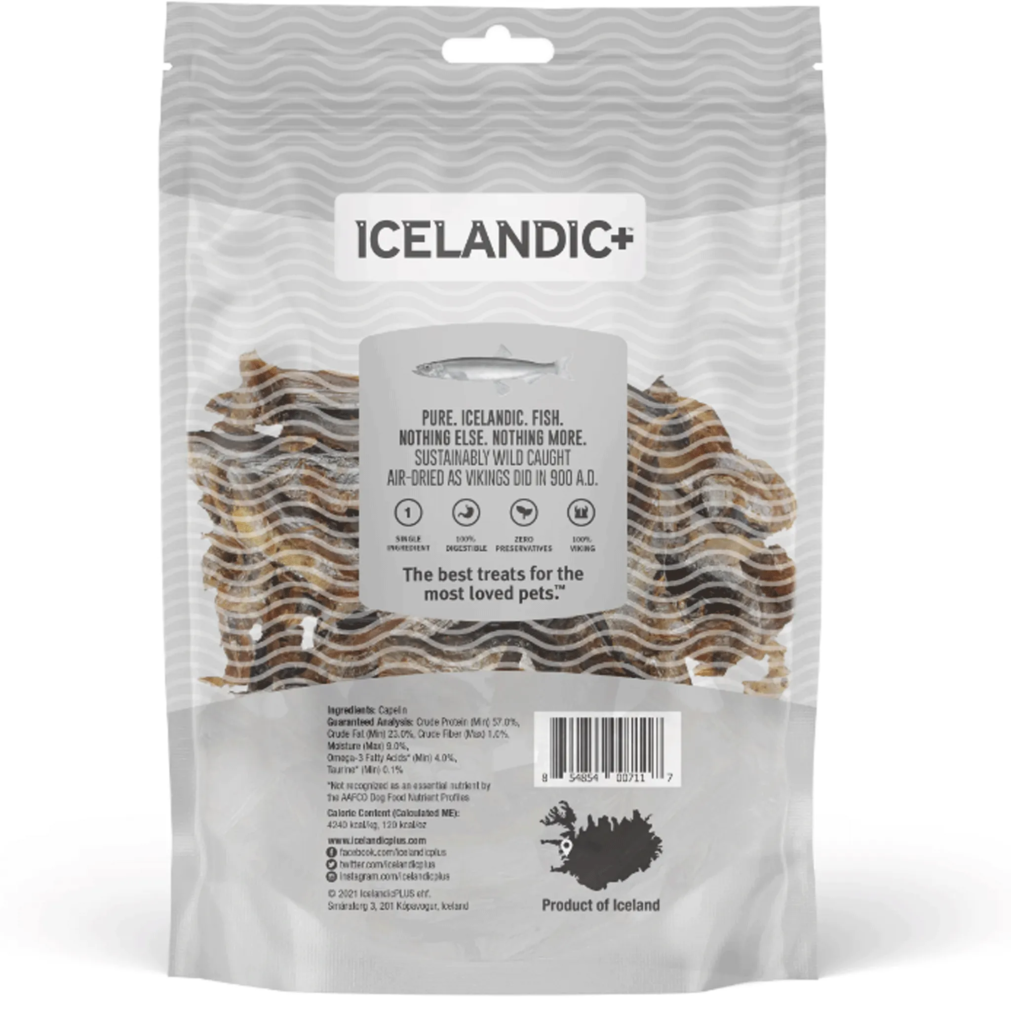 Icelandic  Whole Capelin & Pieces Dog Treats