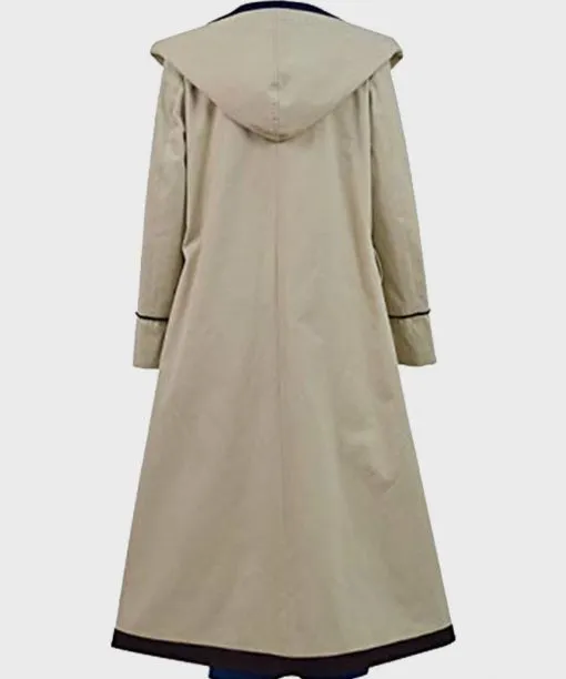 Jodie Whittaker Beige Cotton Coat