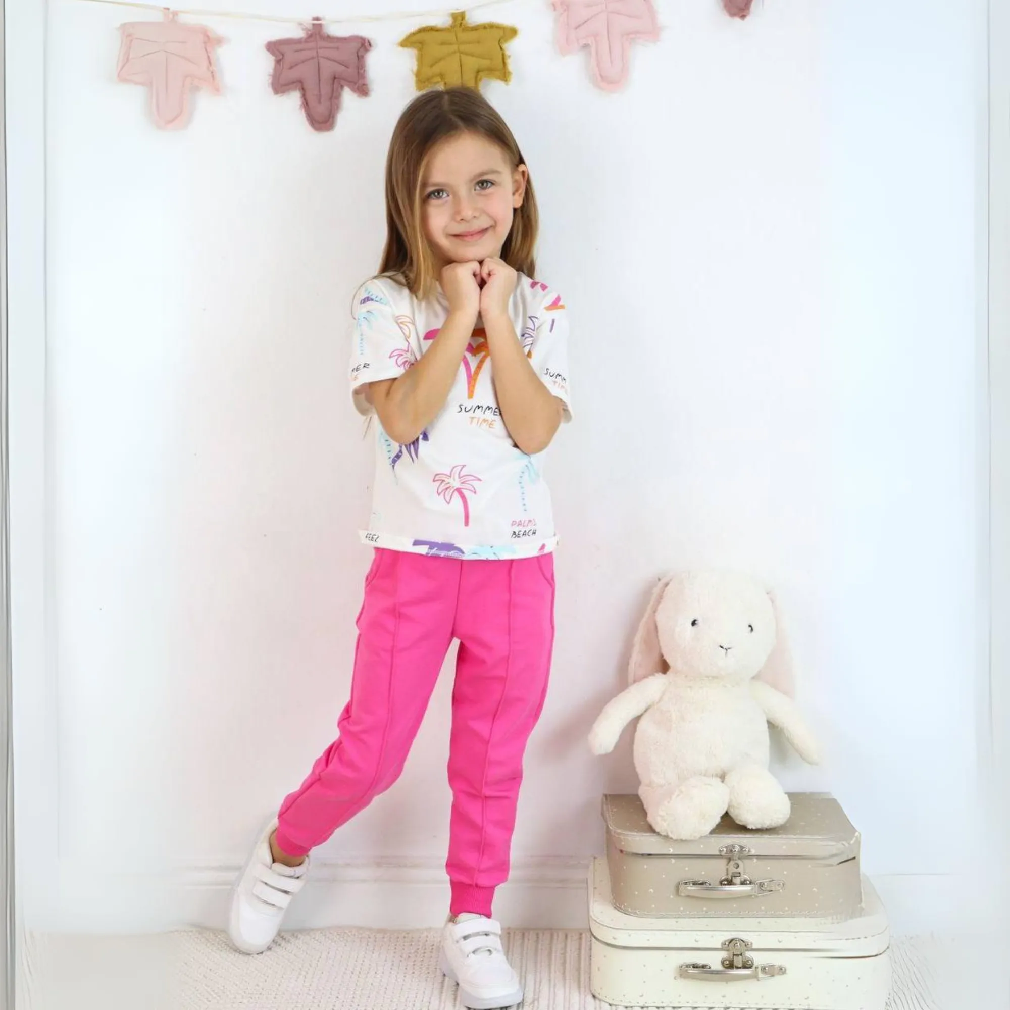 Kissing Palms Girls Jogger Set