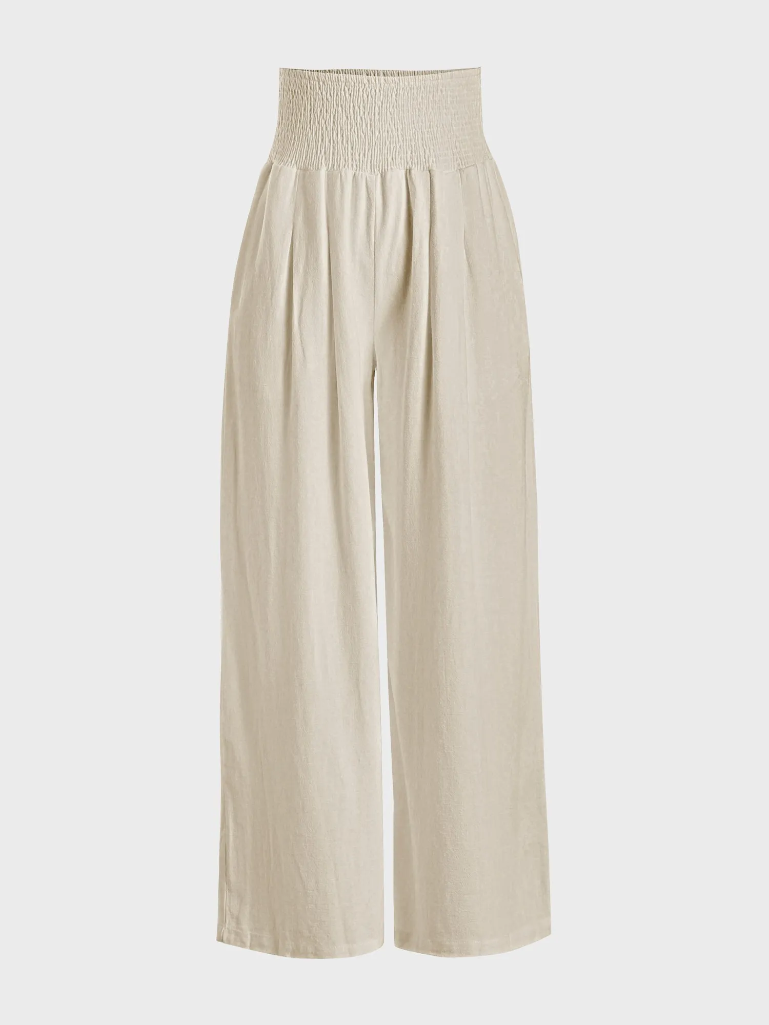 Laid-Back Linen Palazzo Pants