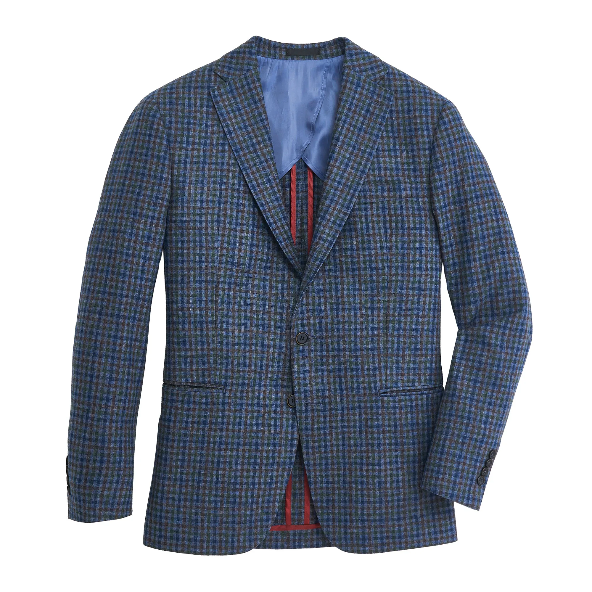 Lanificio Di Pray Country Blue Multi Check Sport Coat