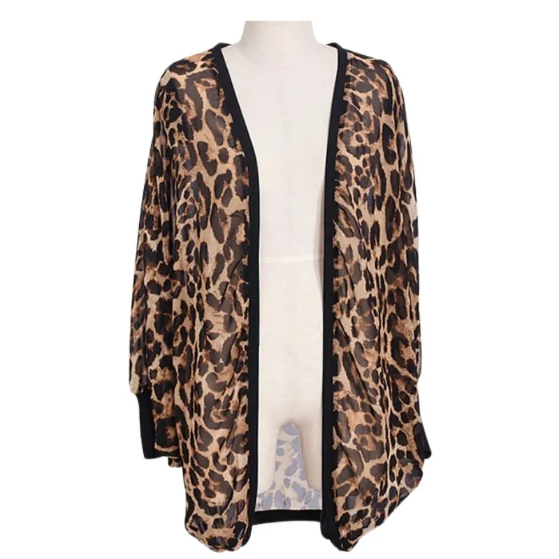 Leopard Kimono Cardigan