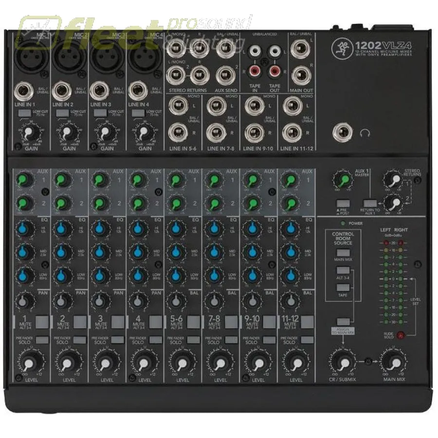 Mackie 1202VLZ4 12 Channel Mixer