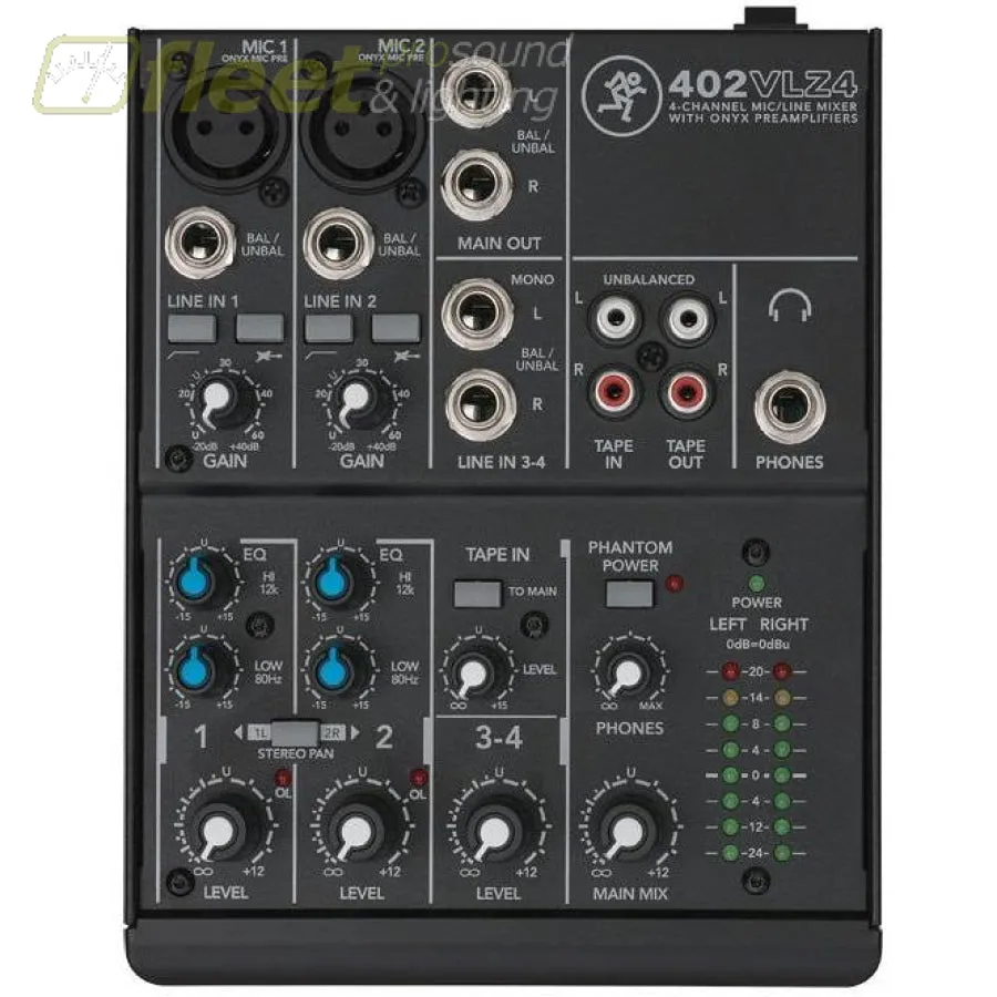 Mackie 402-VLZ4 4 Channel Mixer