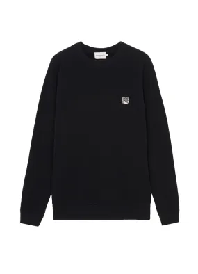 Maison Kitsune Grey Fox Head Patch Classic Sweatshirt