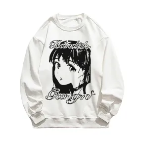 “Manga Girls Graphic” Sweatshirt