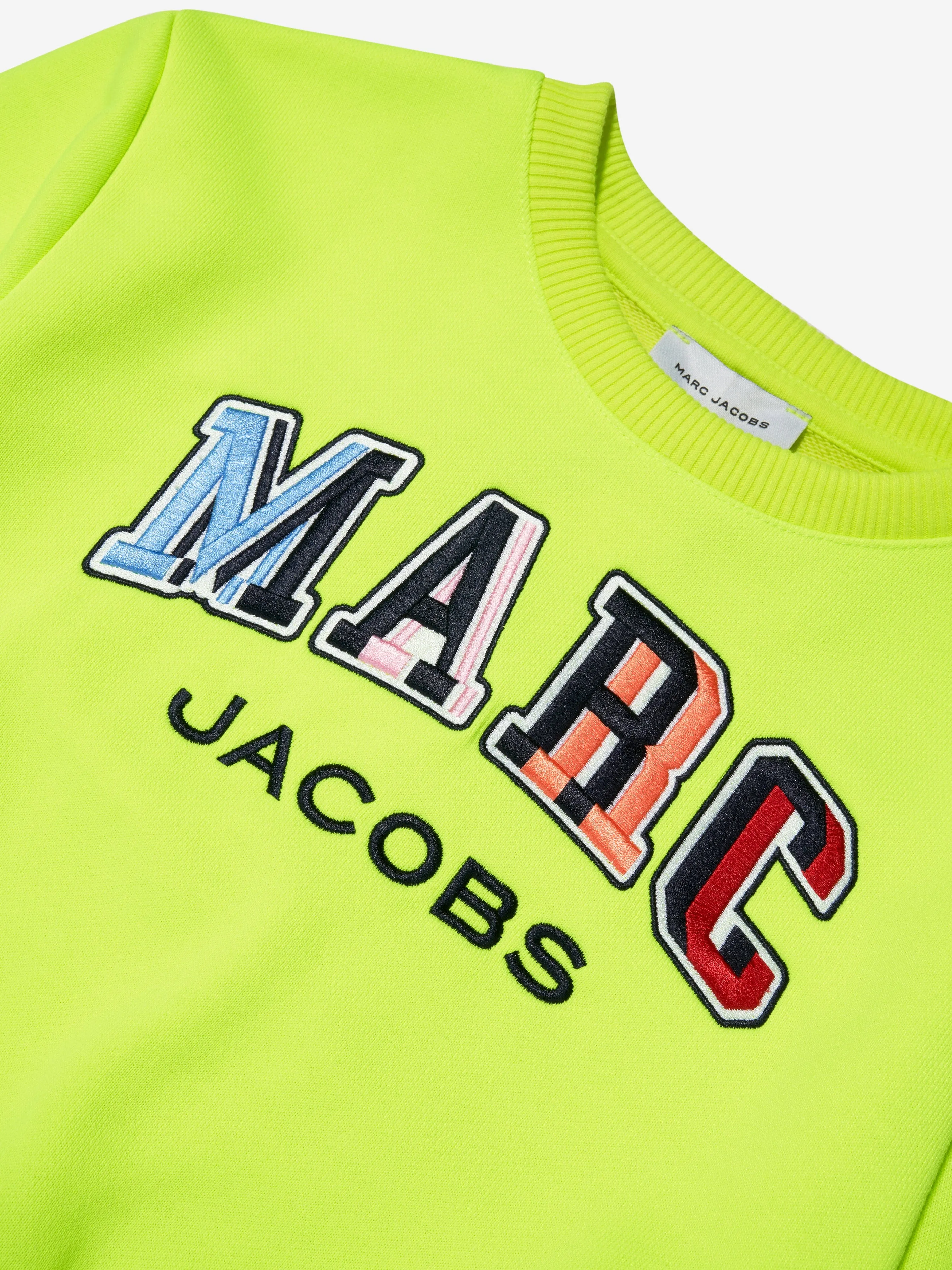 MARC JACOBS Girls Logo Sweatshirt on Yellow