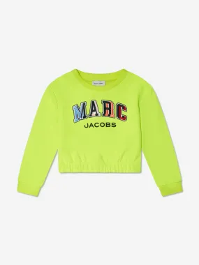 MARC JACOBS Girls Logo Sweatshirt on Yellow