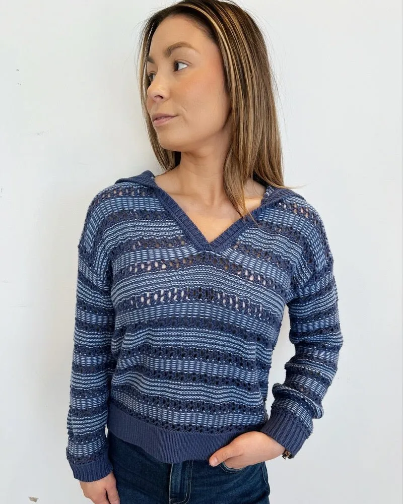 Marina Open Stitch Pullover