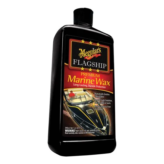 Meguiar's® M6332 Flagship Premium Marine Wax, 32 oz Bottle, Gloss Shine, Creamy Ivory, Liquid