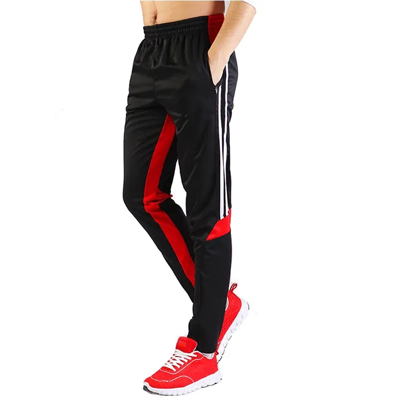 Men Multi-Color Sports Soccer Trousers Jogging Pants for Men Custom Football Training Trousers