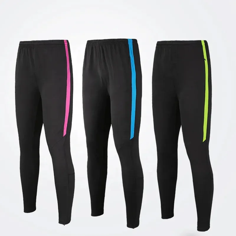 Men Multi-Color Sports Soccer Trousers Jogging Pants for Men Custom Football Training Trousers