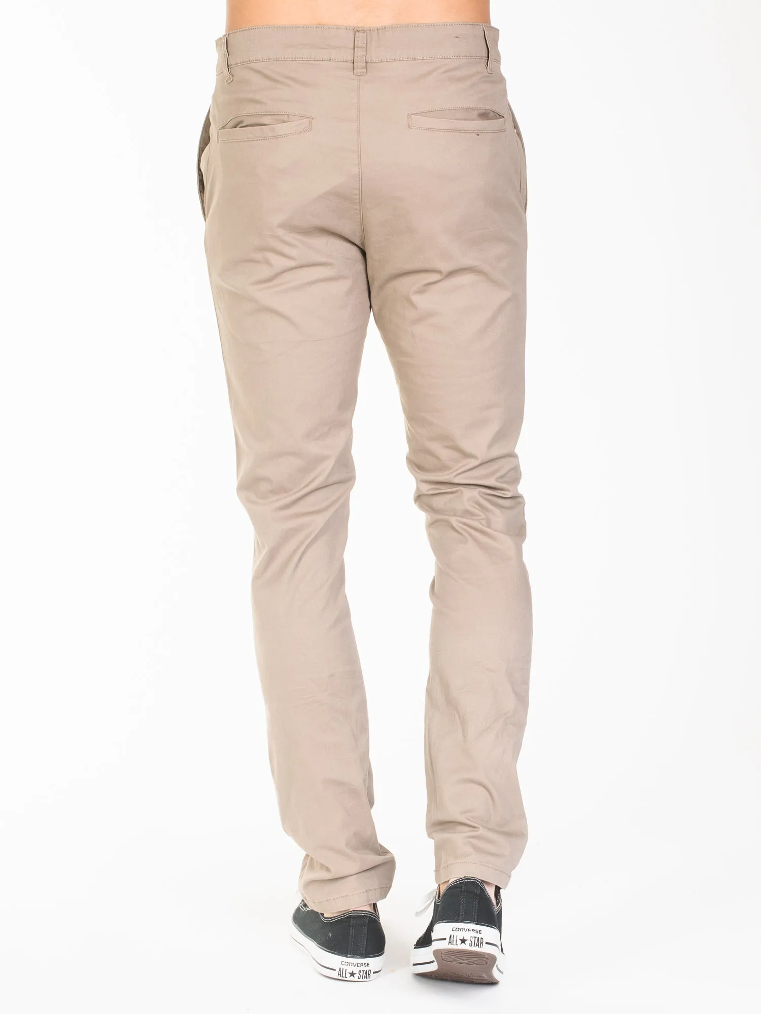 MENS SLIM CHINO - KHAKI - CLEARANCE