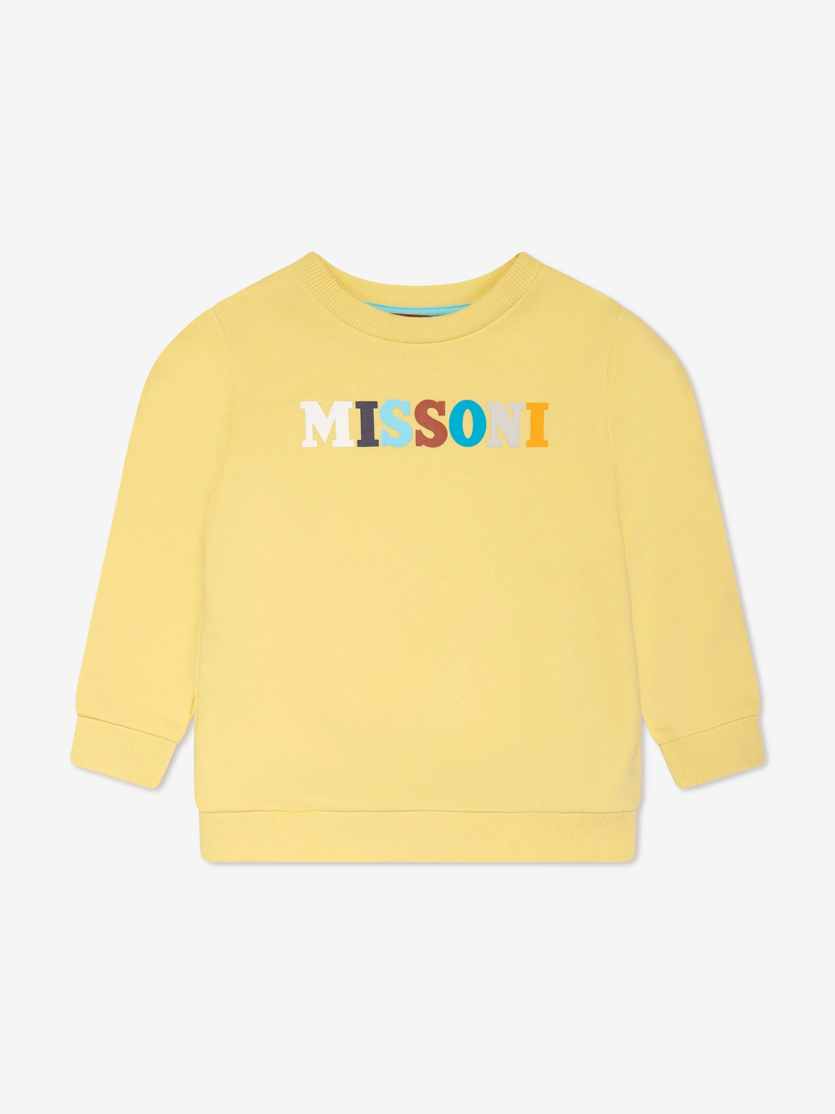 Missoni Boys Logo Sweatshirt in Yellow