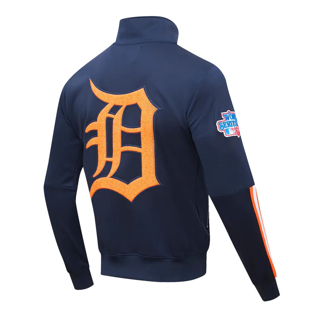 MLB DETROIT TIGERS GRADIENT LOGO MEN'S TRACK JACKET (MIDNIGHT NAVY)