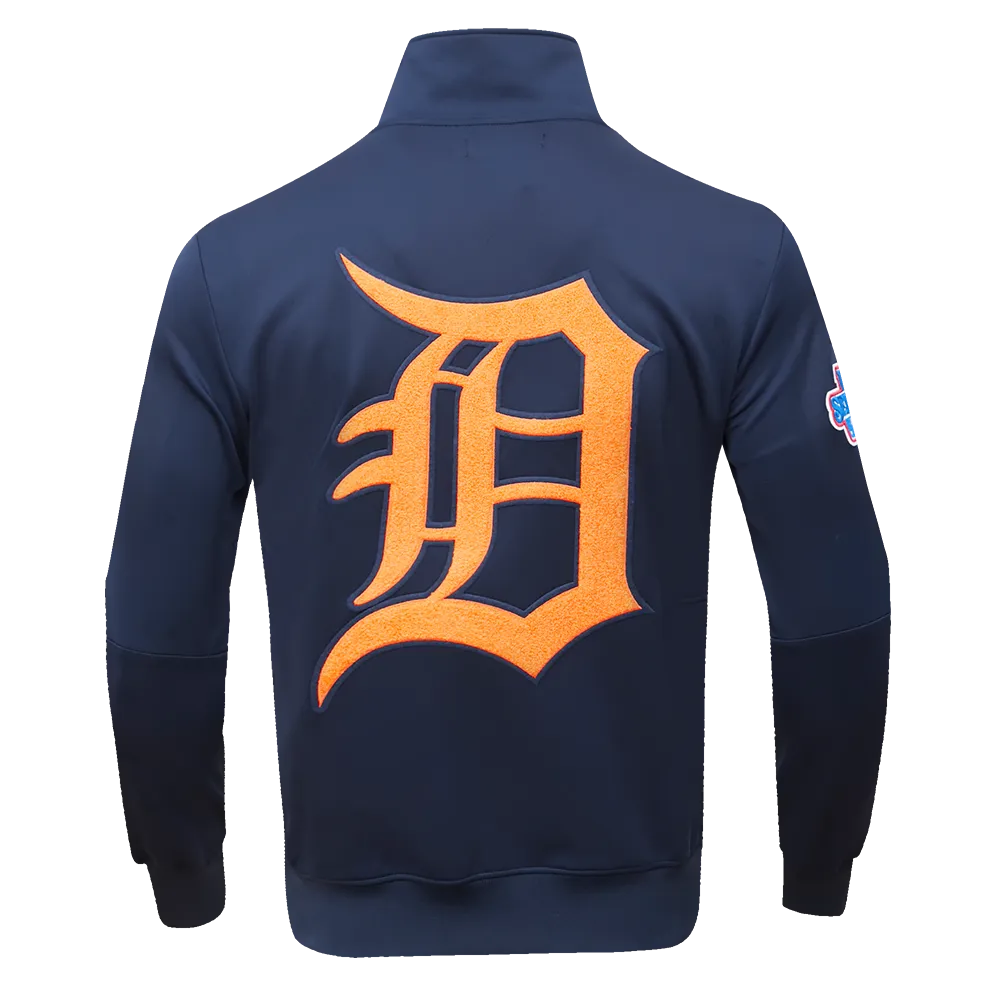 MLB DETROIT TIGERS GRADIENT LOGO MEN'S TRACK JACKET (MIDNIGHT NAVY)