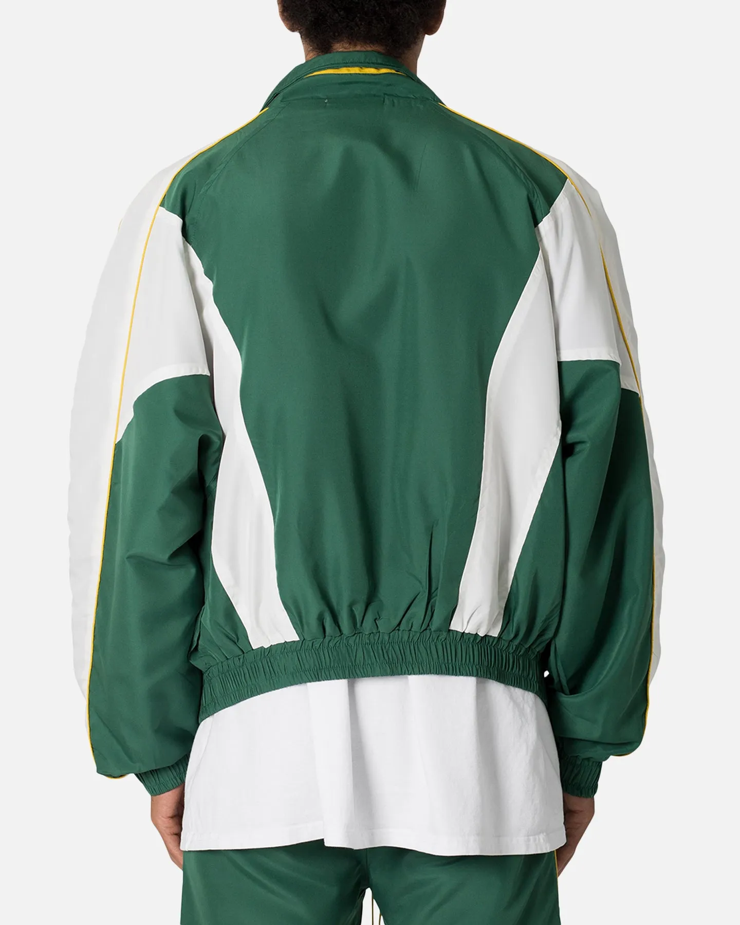 MNML Moto Racing Jacket Green/White