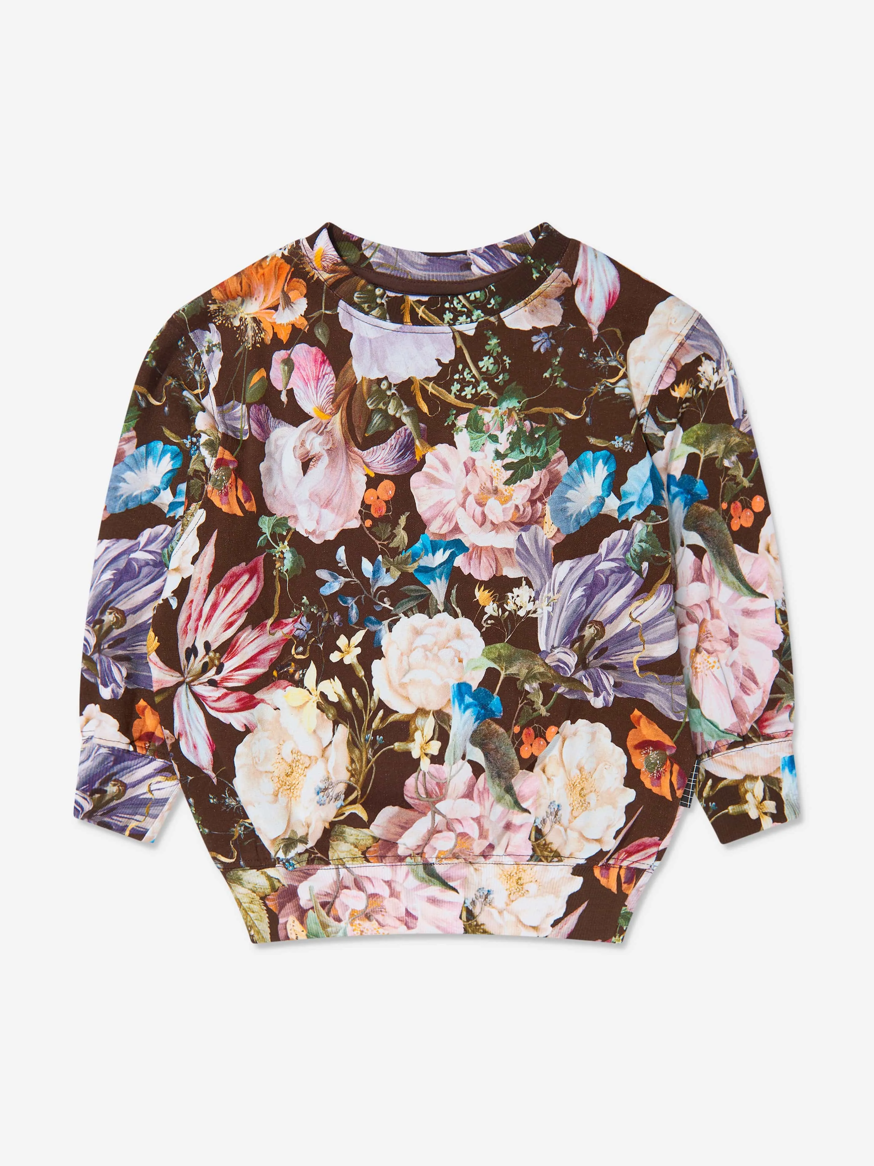 Molo Unisex Organic Cotton Floral Sweatshirt