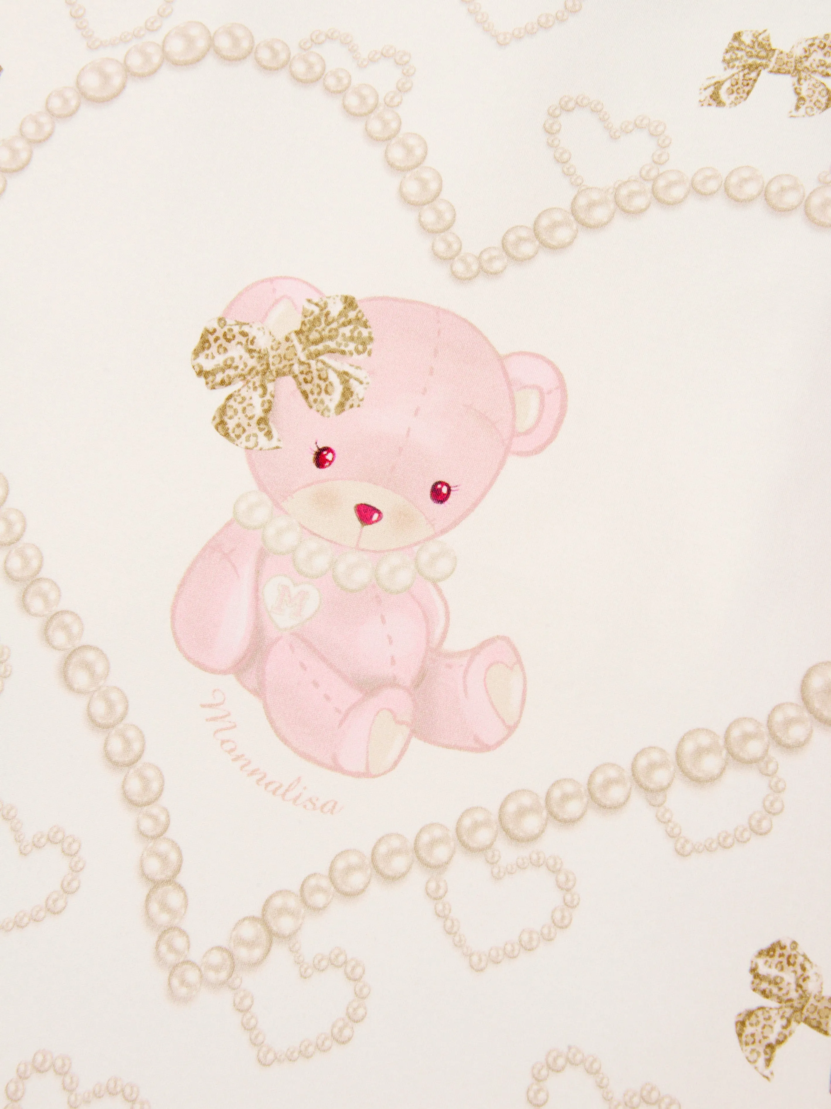 Monnalisa Baby Girls Teddy Bear Blanket (H:70cm)