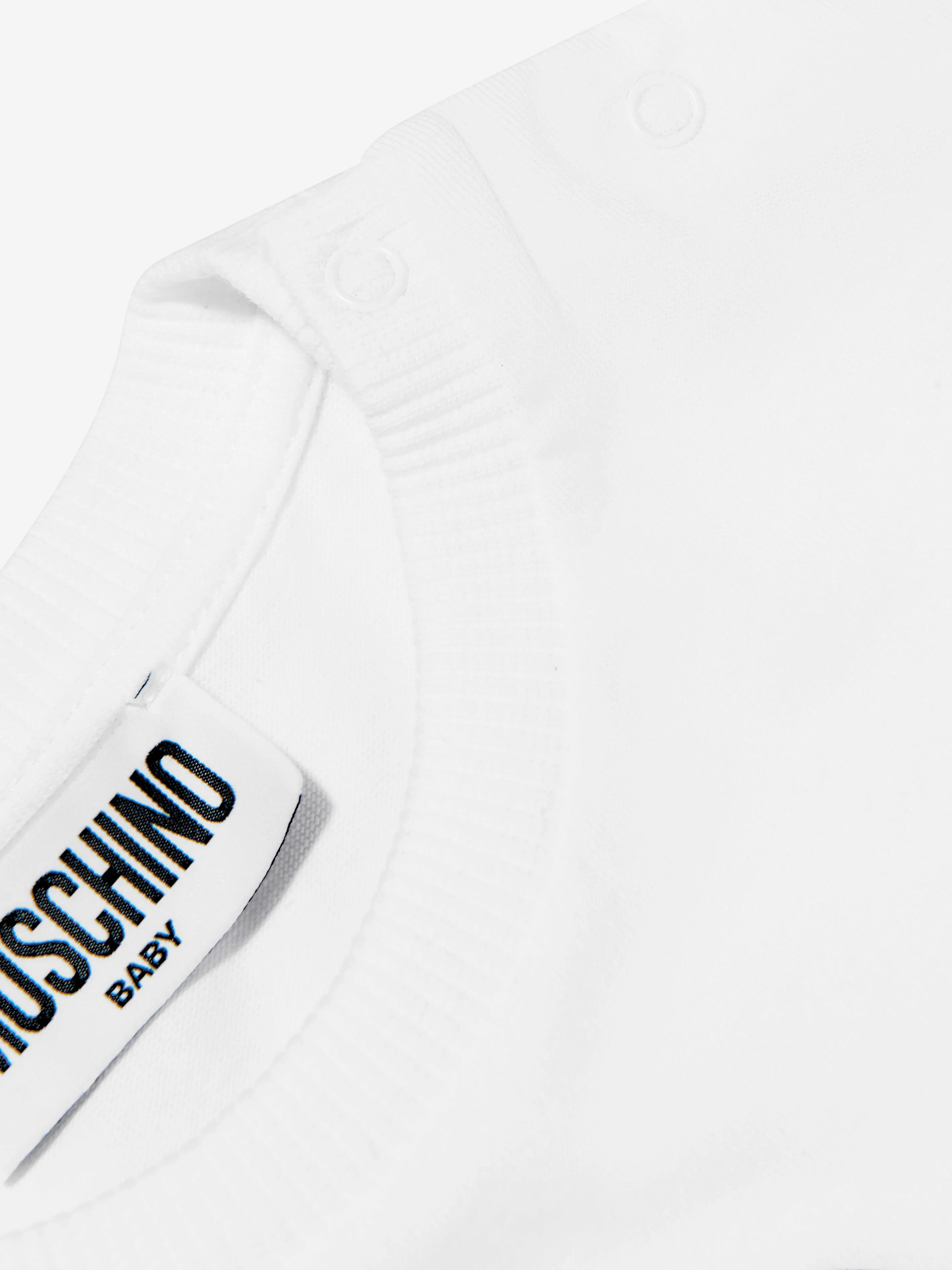 Moschino Baby Teddy Logo T-Shirt in White