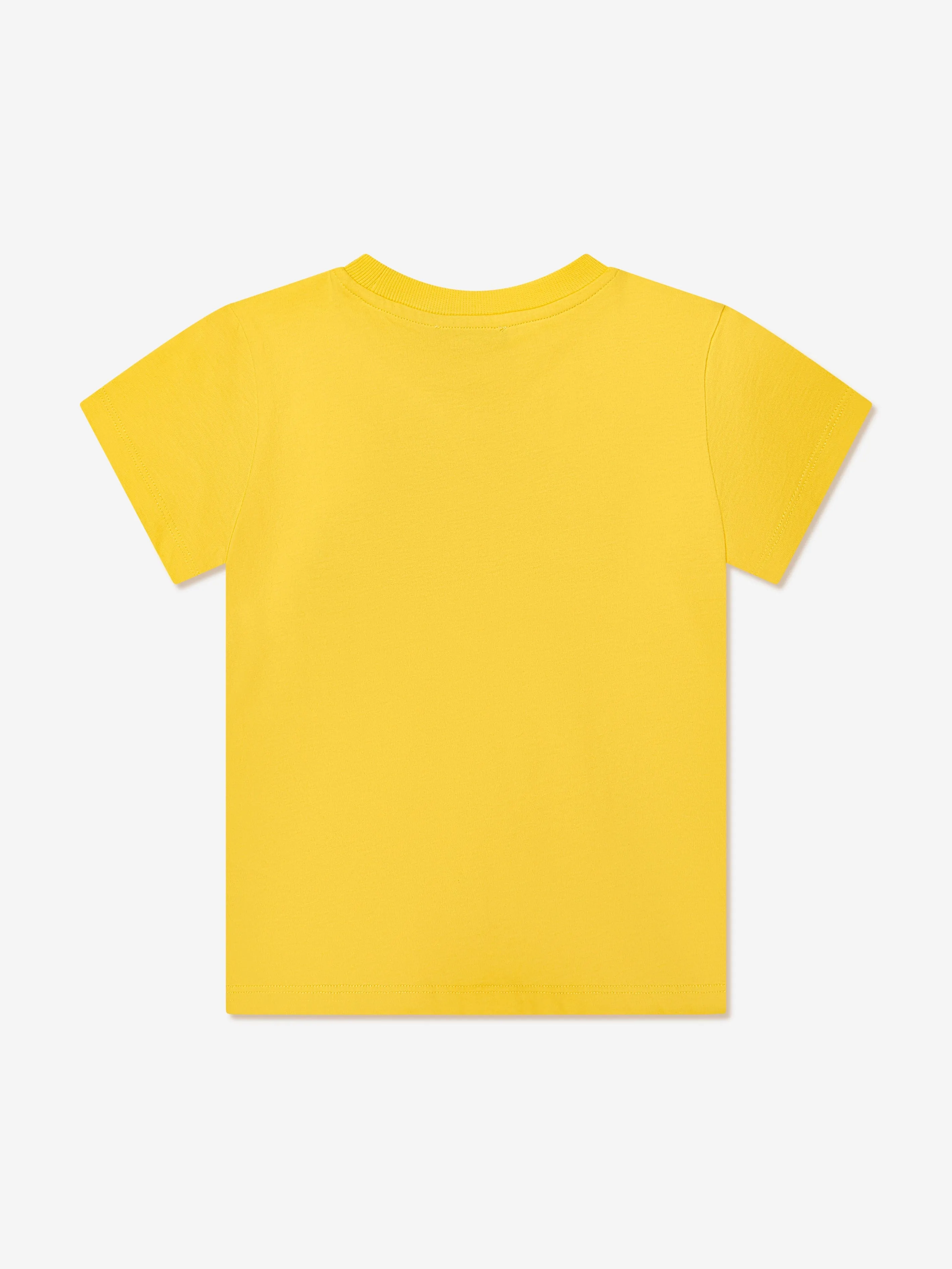 Moschino Kids Teddy Logo T-Shirt in Yellow