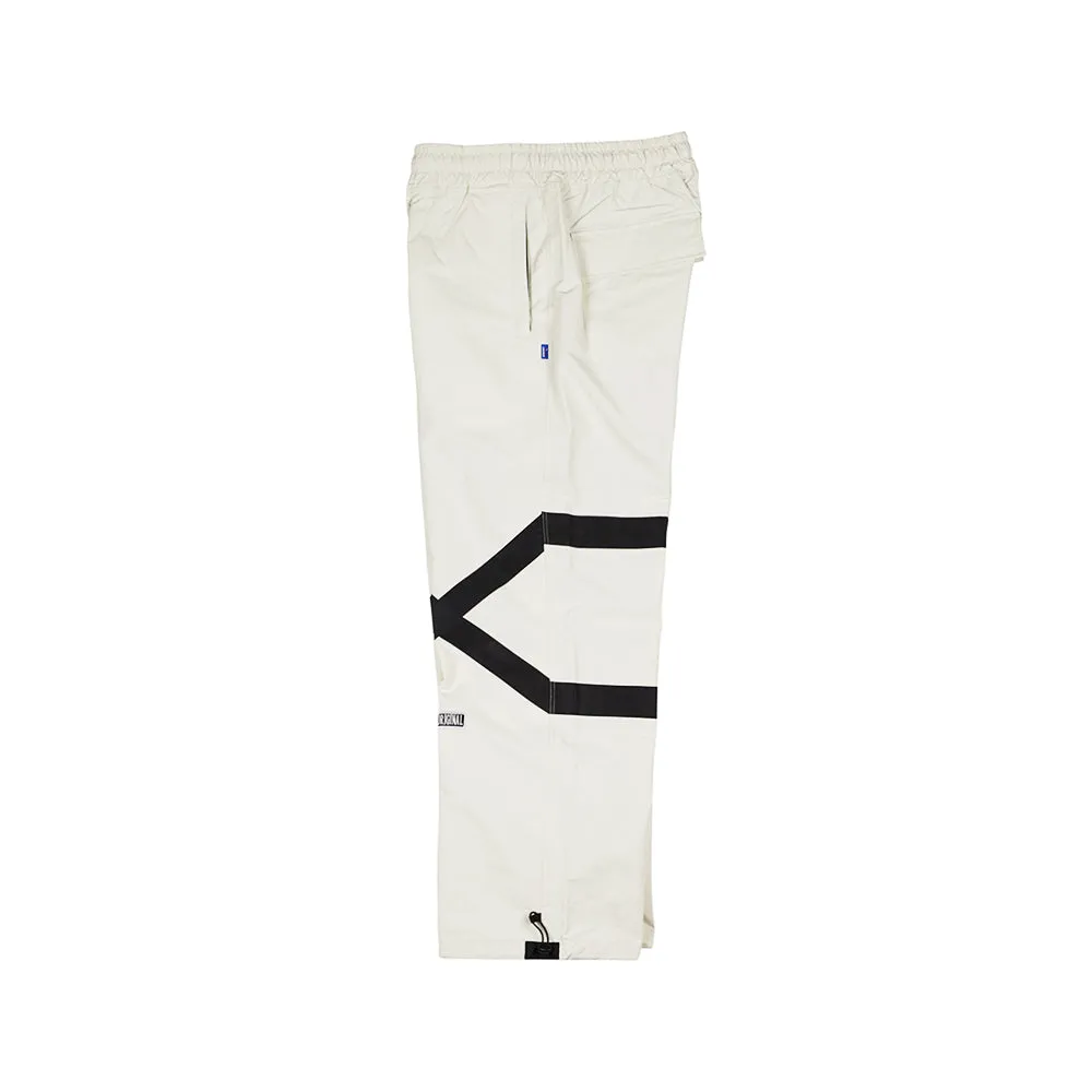 NEW POT-X REFLECTIVE TRACK PANTS CREAM