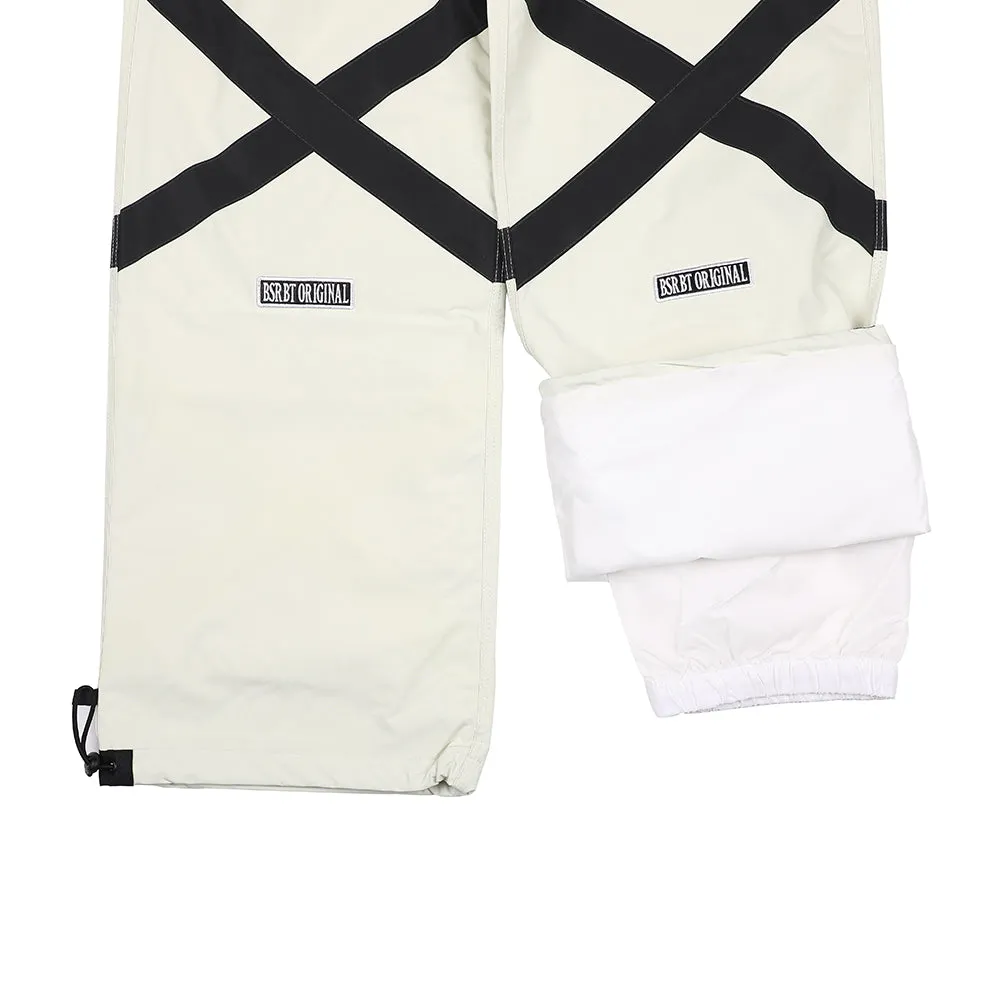 NEW POT-X REFLECTIVE TRACK PANTS CREAM