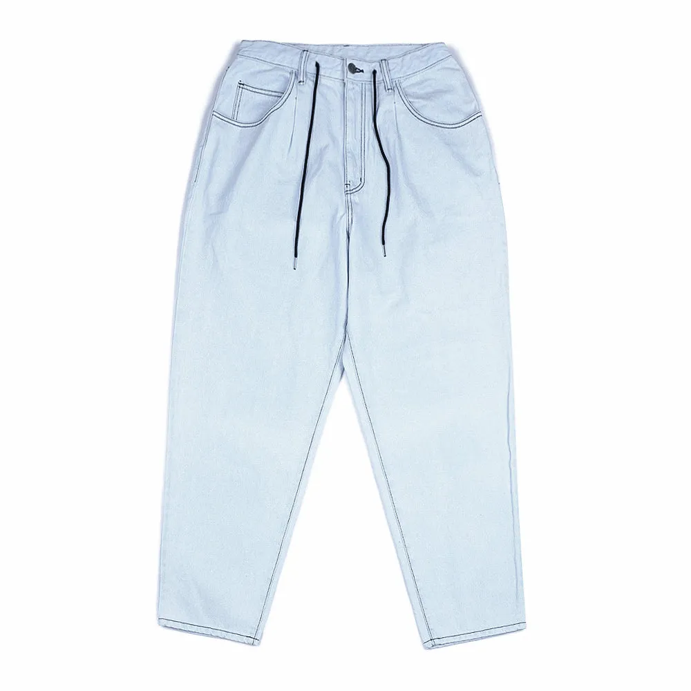 NEWTRO SUPER BAGGY DENIM PANTS ICE