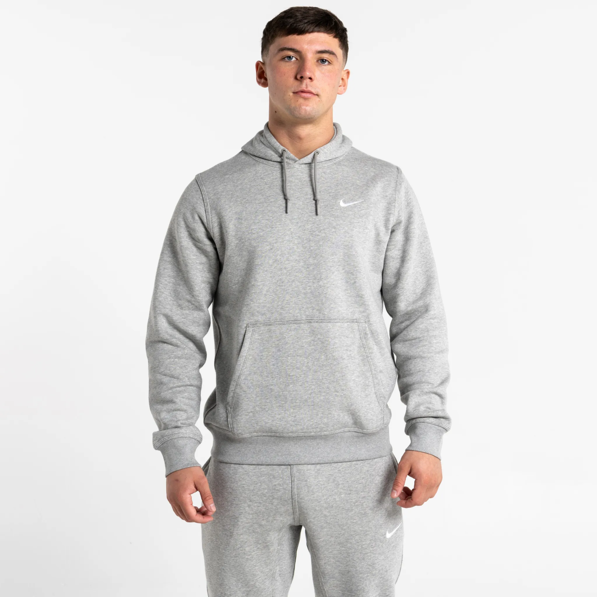 Nike Club Set - Hoodie & Joggers - Grey