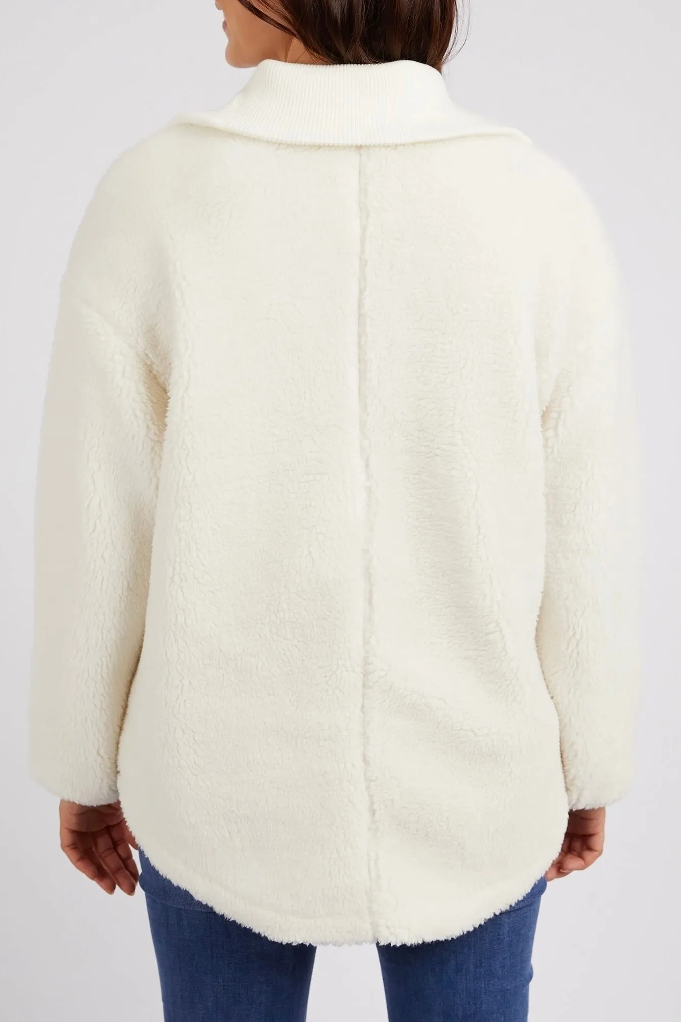 North Pearl Zip Front Fleece Sweatshirt