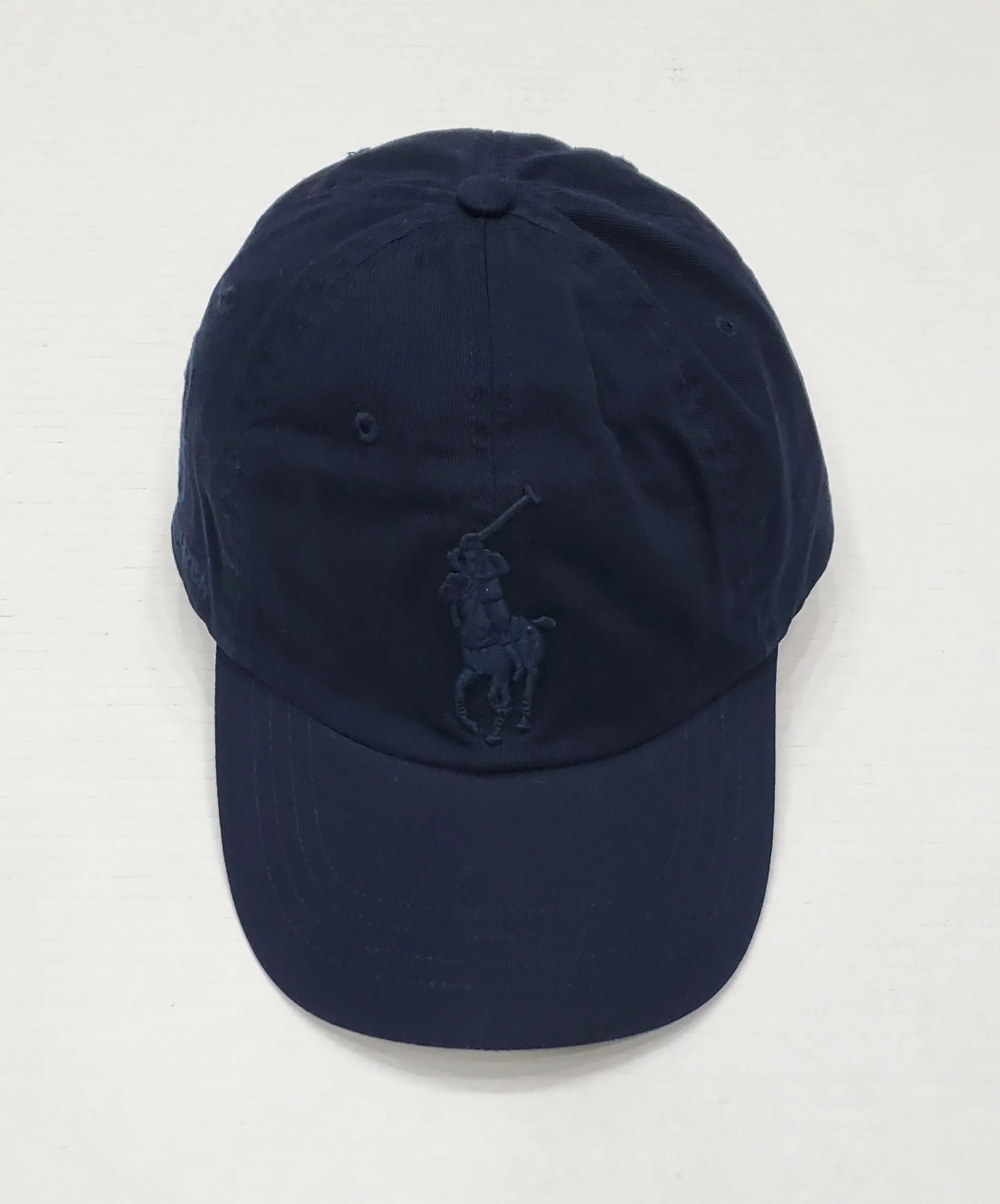 Nwt Polo Ralph Lauren Navy ON Navy Big Pony Adjustable Strap Back Hat