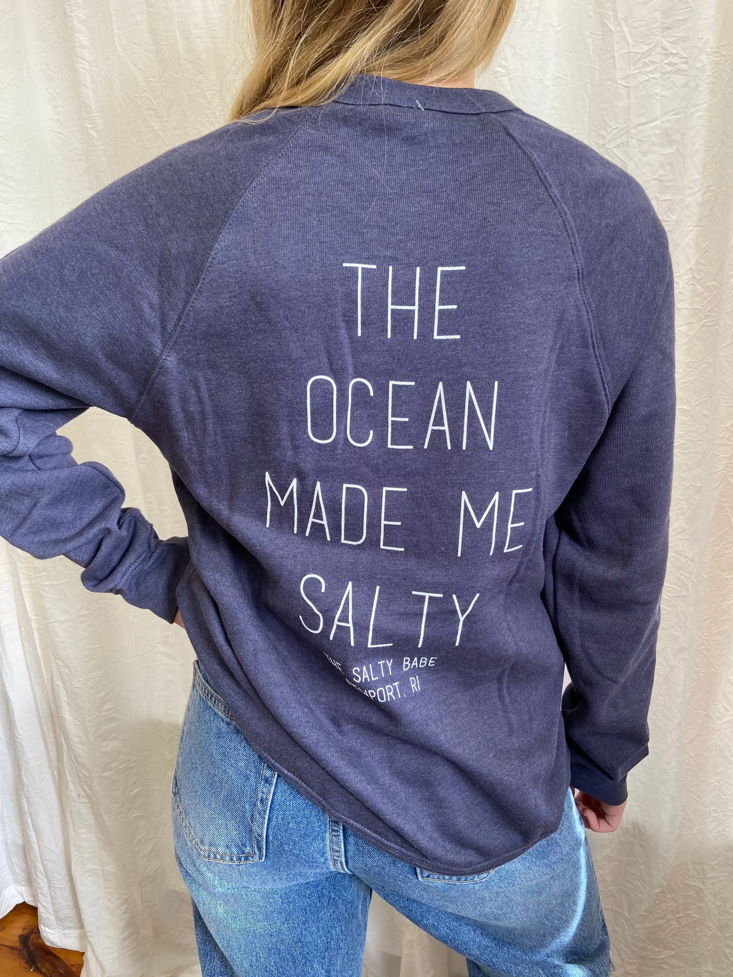 OMMS Classic Crew Fleece - Navy