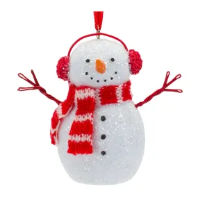 Ornament - Snowman with Ear Muffs